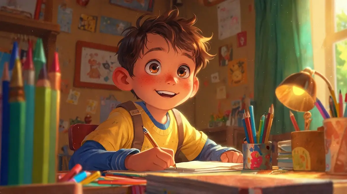 Maksio i Magiczny Ołówek - Fascynująca Story