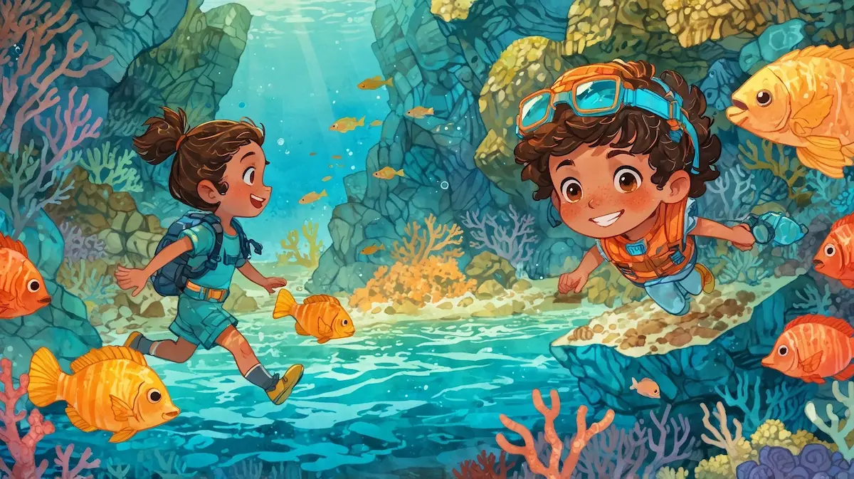Tajemnicza Podwodna Przygoda - historia  o przyjaźni i współpracy