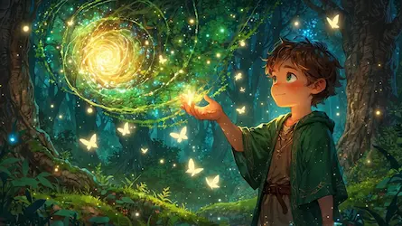 Przygoda Dominika w Magicznym Lesie - story dla dzieci