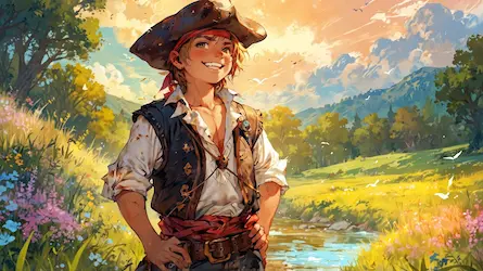 Piracka przygoda na wsi - historia o przyjaźni