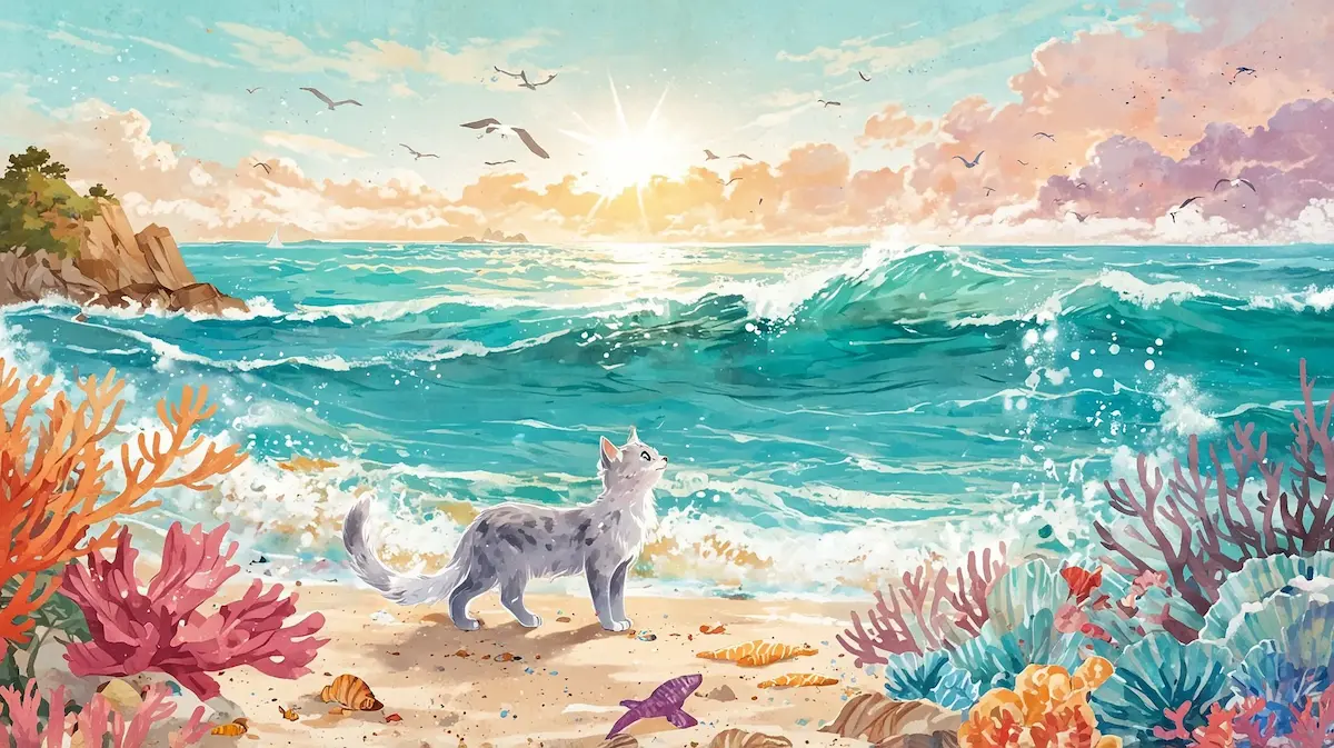 Kotka Luna i Tajemnicza Plaża