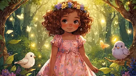 Magic Bajka: Magiczna Dziewczynka w Lesie