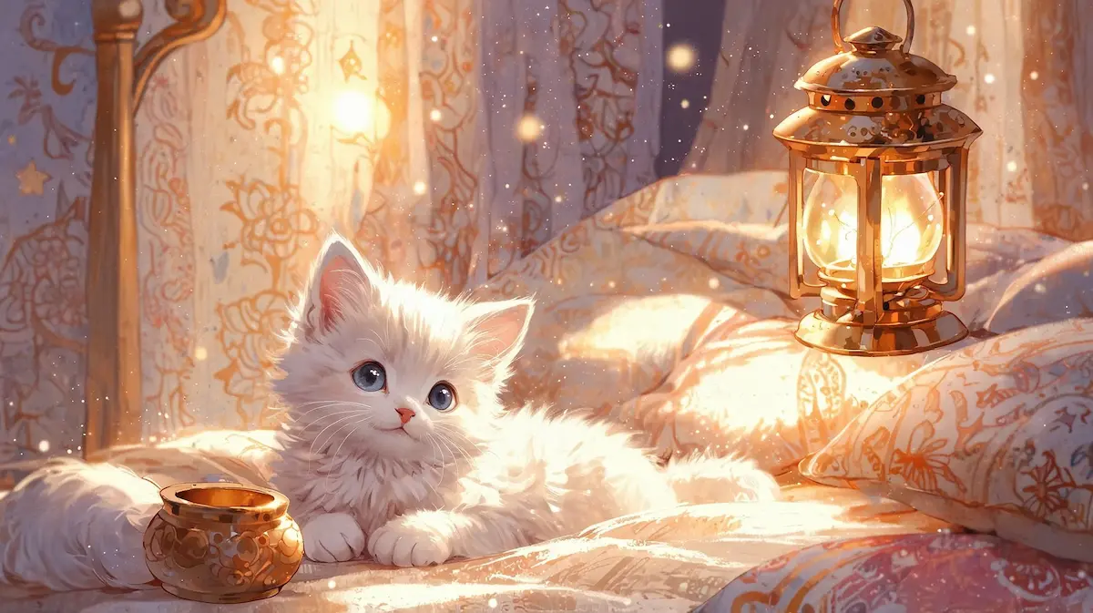 Historia kotka Luny i magicznego parku rozrywki