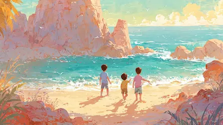 Smok i Tajemnicza Plaża - historia przyjaźni i przygód