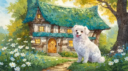 Puszek i Magiczna Chata - Urocza historia  o Przyjaźni