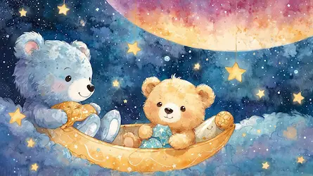 Podróż Misia Borysa przez Krainę Magii - Bajkowa Opowieść