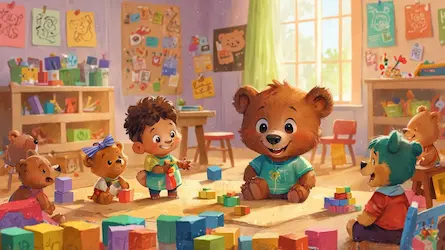 Przygoda Misia w Przedszkolu - historia o nauce słuchania