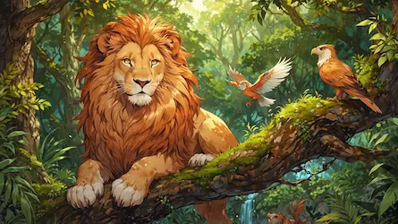 Mądrość Sowy i Lew Leo - Piękna opowieść o sile i mądrości