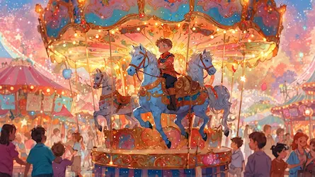 Antoś i Zaczarowana Karuzela - magiczna story dla dzieci