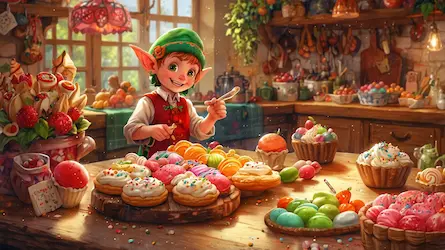 Elf Bartolini i Tajemnicze Słodycze - magiczna historia