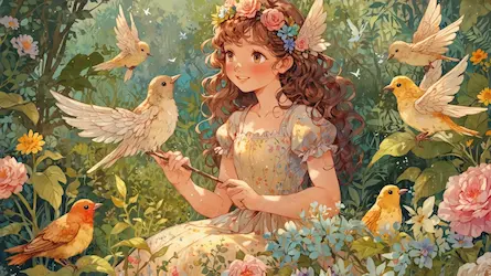 Zaczarowany Ogród Hani - Bajka o Magii i Sprzątaniu