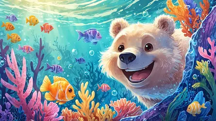 Rysunkowa podróż Misia Tulisia - magiczna historia