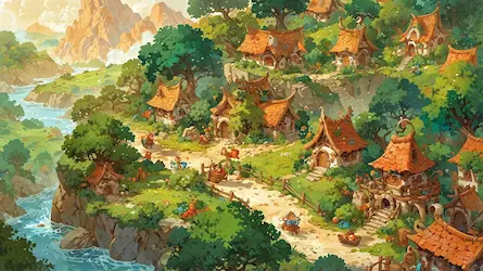 Elf i Zaczarowana Wieś - Urocza historia pełna przygód