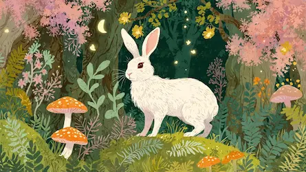 Historia o Zefirku: Mały króliczek i jego odwaga