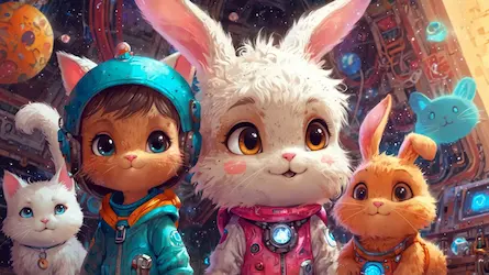 Przygoda kotka na stacji kosmicznej