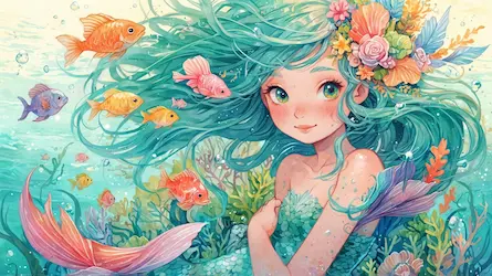 Syrenka Basia i Zaczarowana Wyspa - Bajka o emocjach