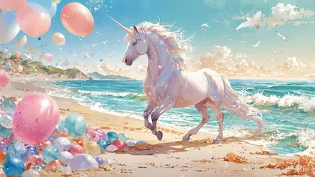 Plażowe Przygody Jednorożca Feliksa 