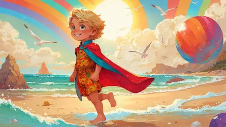 Superbohater na Plaży - historia o odwadze