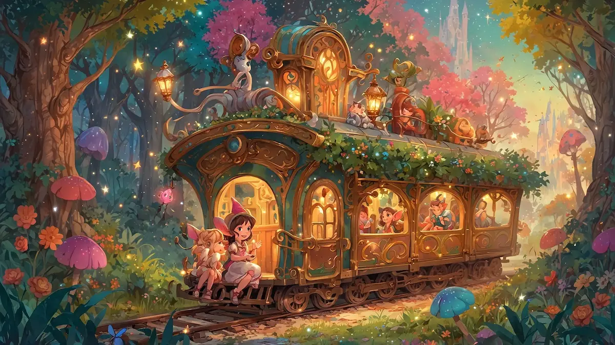 Zosia i Magiczny Pociąg - Opowieść o emocjach i marzeniach
