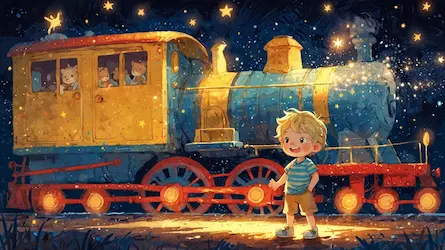 Filip i magiczny pociąg - opowieść o cierpliwości