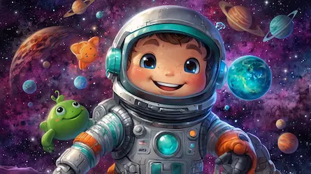 Historia robota Rysia i tajemniczej stacji kosmicznej