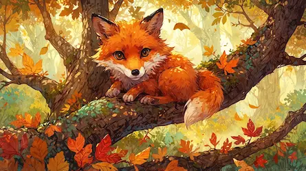 Lisek i Magiczna Peleryna