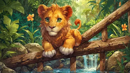 Przygoda Małego Lwa Leosia