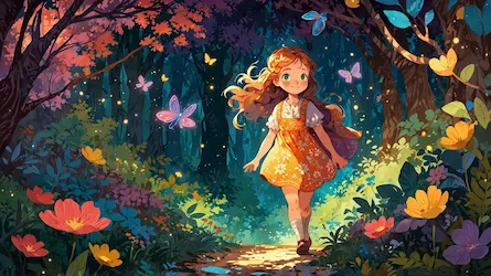 Nadia i Leśne Zwierzęta