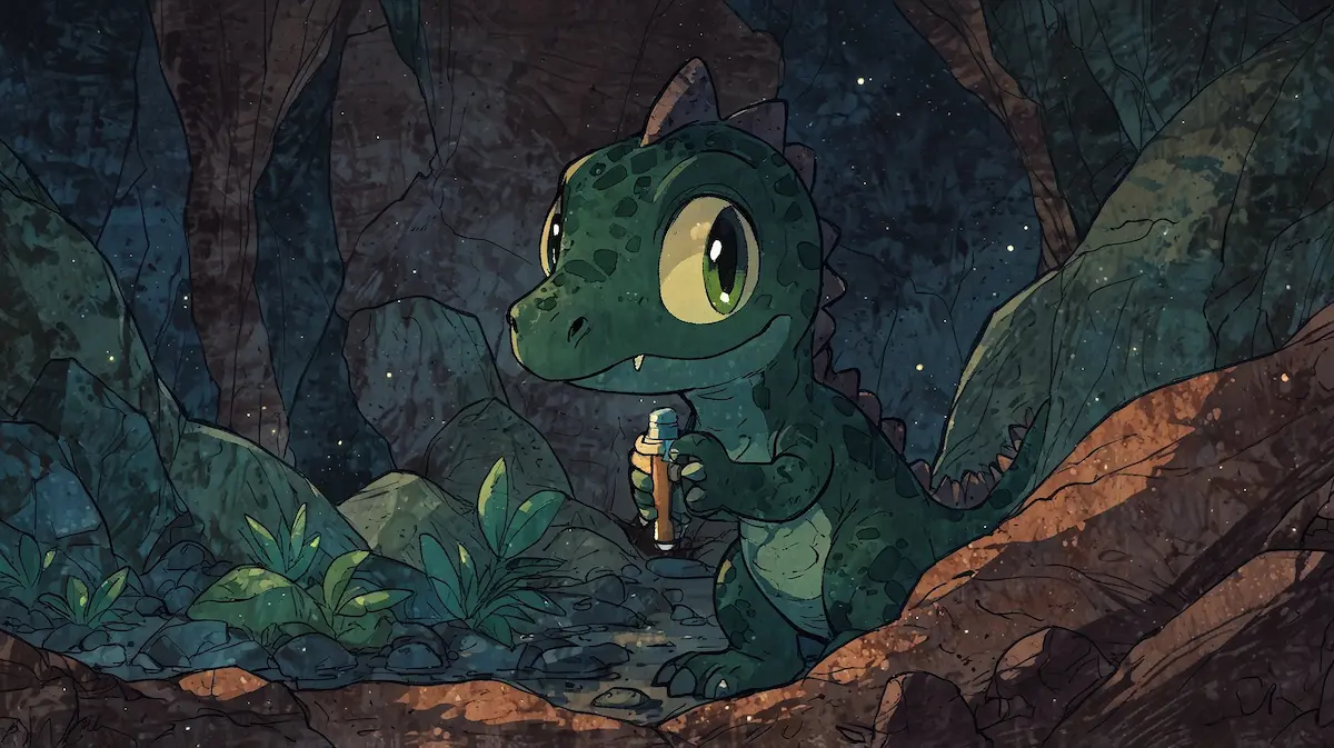 Dinozaur Kamil i Tajemnica Wulkanicznej Jaskini