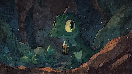 Dinozaur Kamil i Tajemnica Wulkanicznej Jaskini