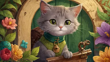 Kotek Oluś i Sekretne Drzwi