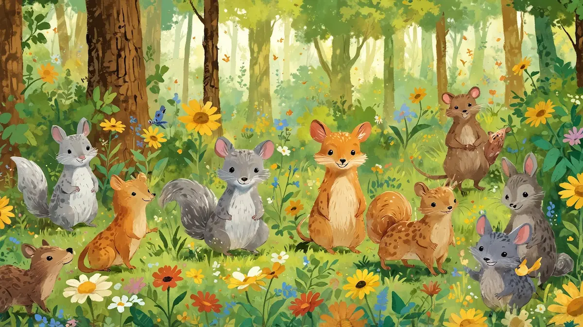 Historia Myszki Mimi i Nieśmiałych Zwierzątek