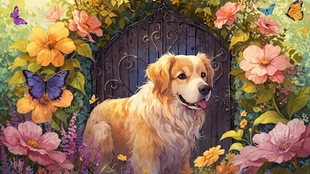 Piesek Felek i Tajemniczy Ogród 