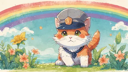 Przygoda kotka Miki na Tęczowej Wyspie 