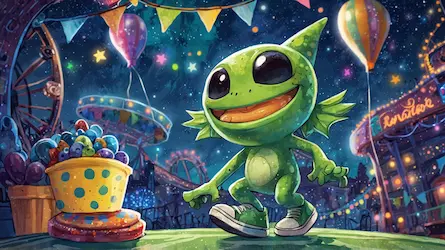 Jaś i Kosmiczny Park Rozrywki