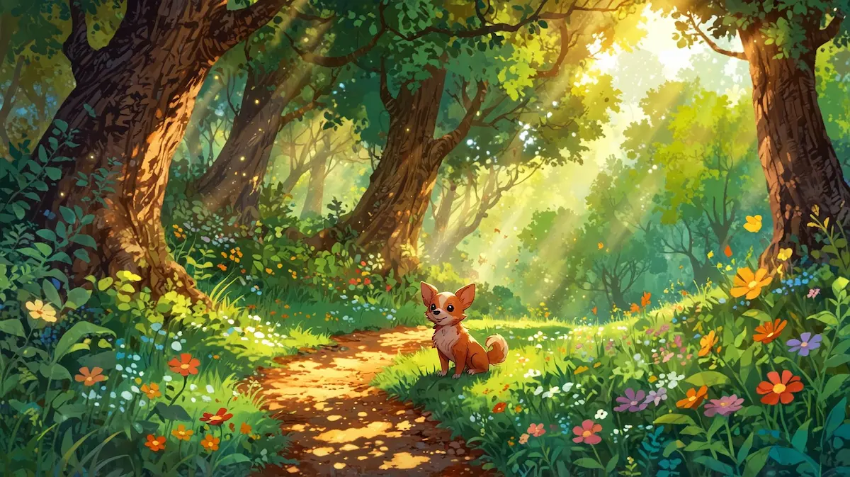 Przygoda Pieska Tofika w Magicznym Lesie