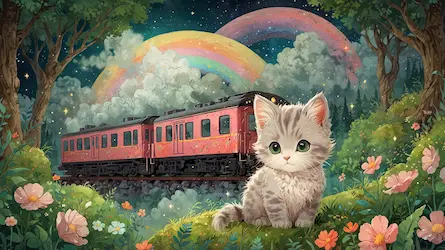 Kotek i Magiczny Pociąg