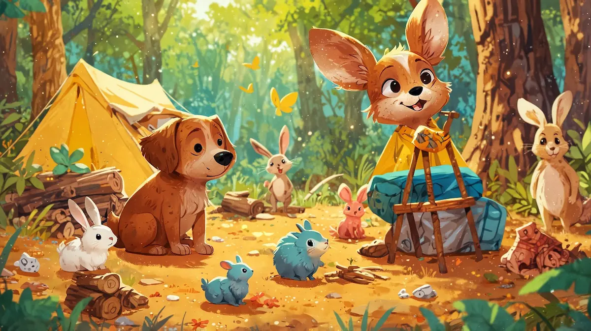 Przygoda Pieska na Kempingu 