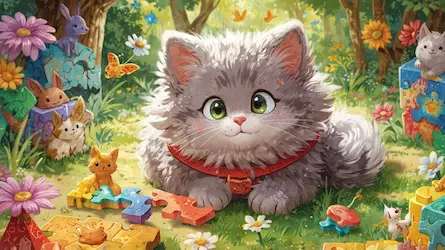 Kitka i Wielki Puzzle Przedszkolny