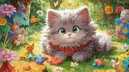 Kitka i Wielki Puzzle Przedszkolny