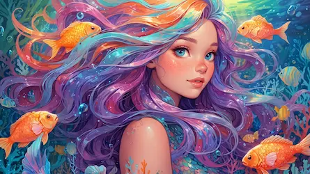 Syrenka Amelka i Zaczarowana Muszla