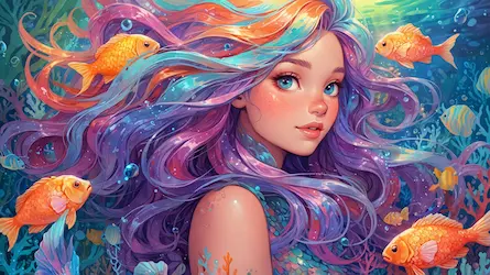 Syrenka Amelka i Zaczarowana Muszla