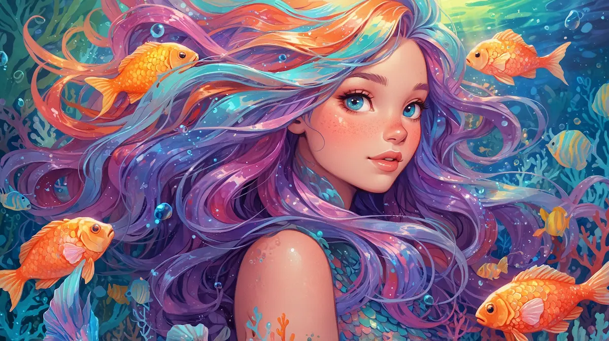 Syrenka Amelka i Zaczarowana Muszla