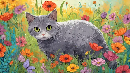 Kotek Leon i Magiczne Pole