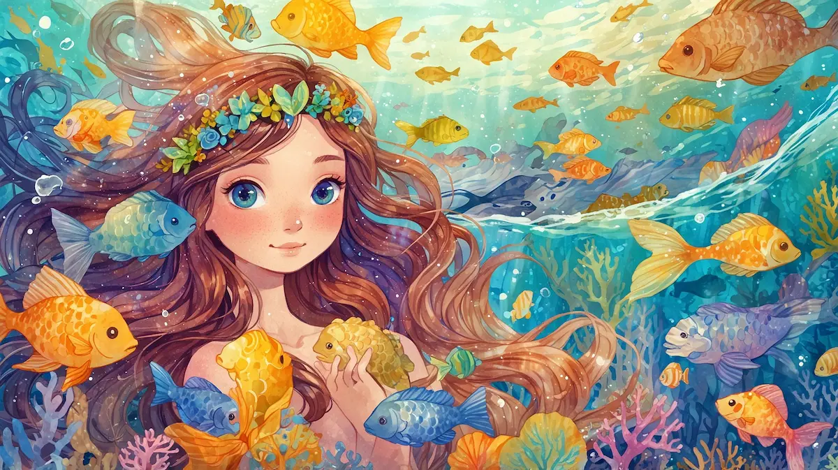 Opowieść o syrenie Sophie i magicznej muszli