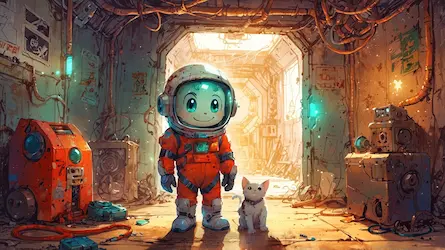 Alex i Tajemnicza Stacja Kosmiczna 