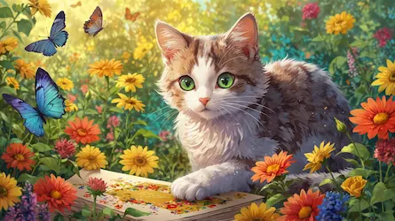 Podróż Kotka Bingo 