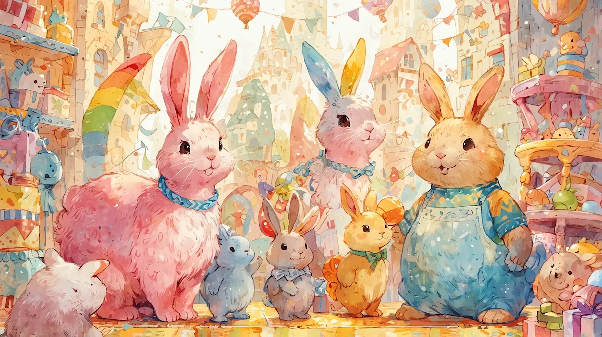 Króliczek i Magiczny Pociąg 