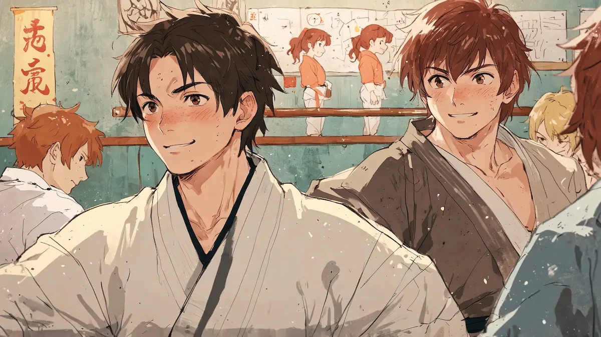 Historia braci Piotrusia i Olusia w dojo