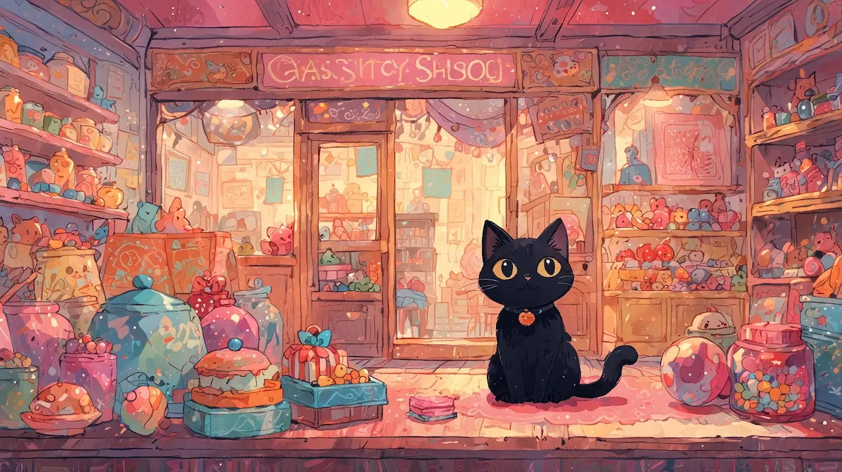 Czarny Kot i Magiczny Sklep 